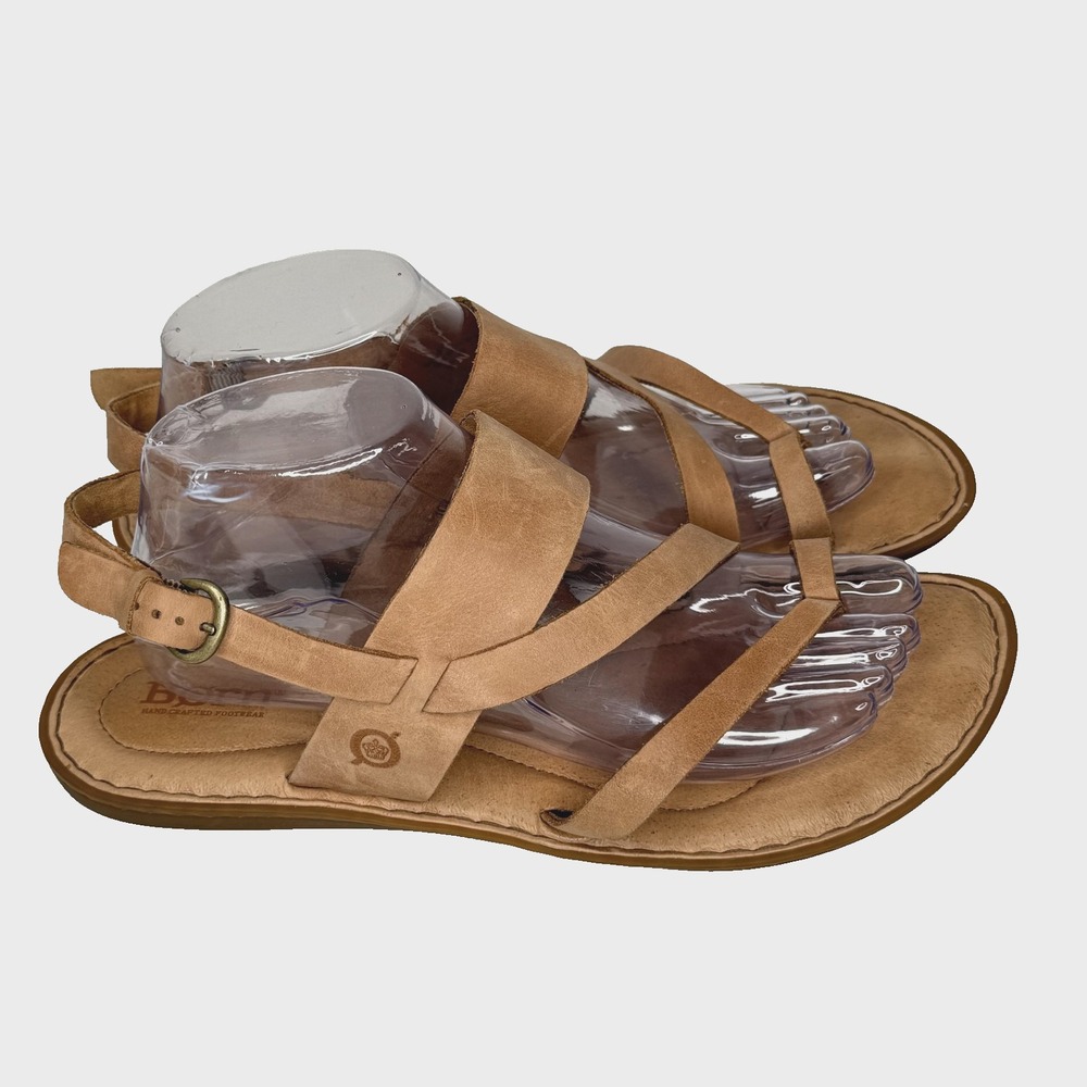 Born Tan Espadrille Sandals